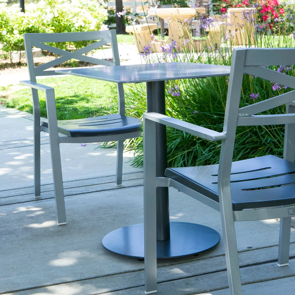 Bishop Aluminum Outdoor Dining Armchair