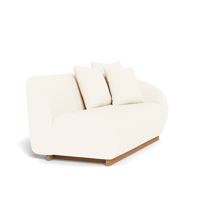 Como Outdoor 2 Seat 1 Arm Right Sectional Sofa