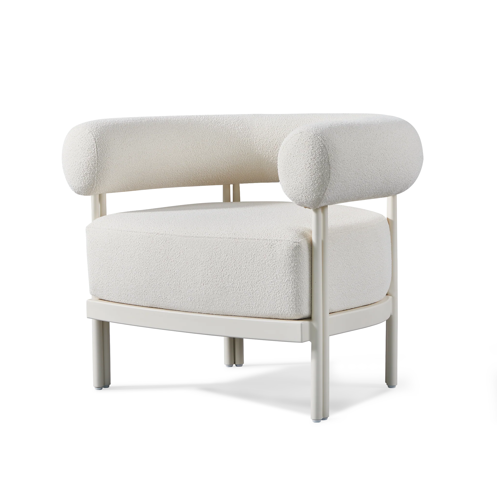 Cove Luxe Bone Outdoor Lounge Chair