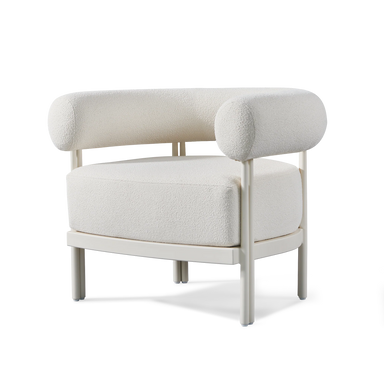 Cove Luxe Bone Outdoor Lounge Chair