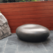 Cast Stone Pebble Garden Seat Lifestyle