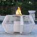 Cesto Metal Powder Coated Fire Pit Table Lifestyle