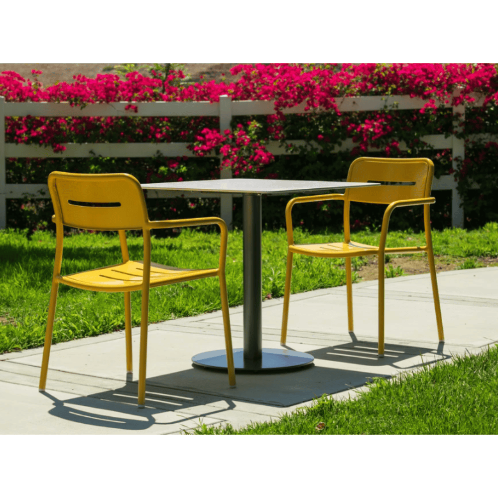 Genoa Aluminum Outdoor Stackable Dining Chair | Set of 4