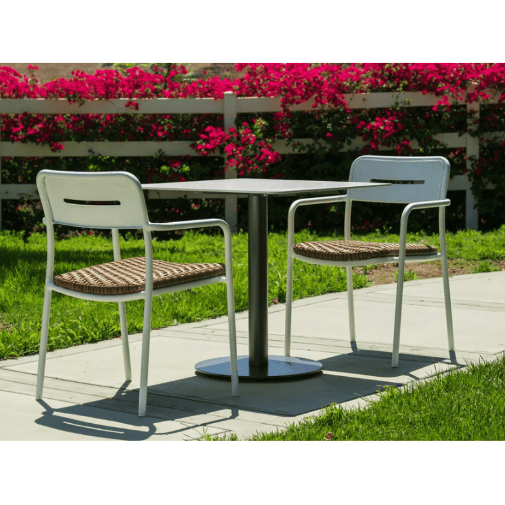 Genoa Aluminum Outdoor Stackable Dining Chair | Set of 4