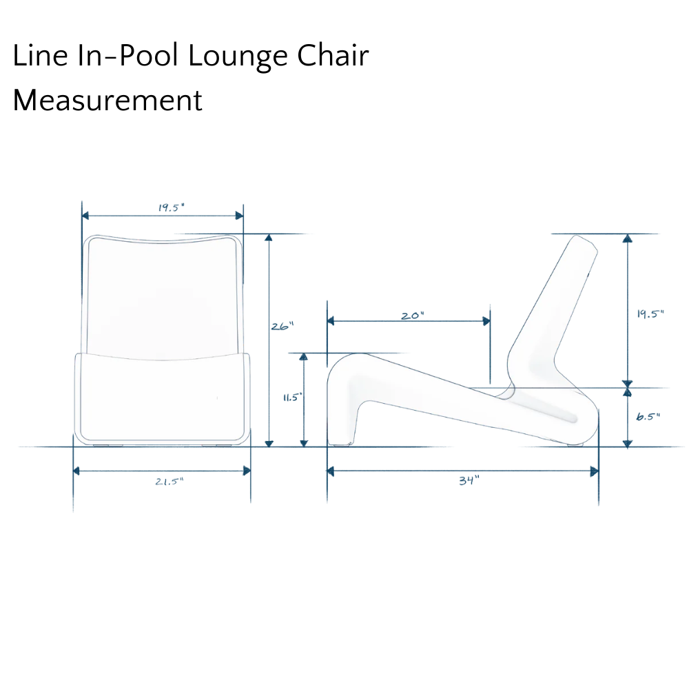 Line In-Pool Lounge Chair