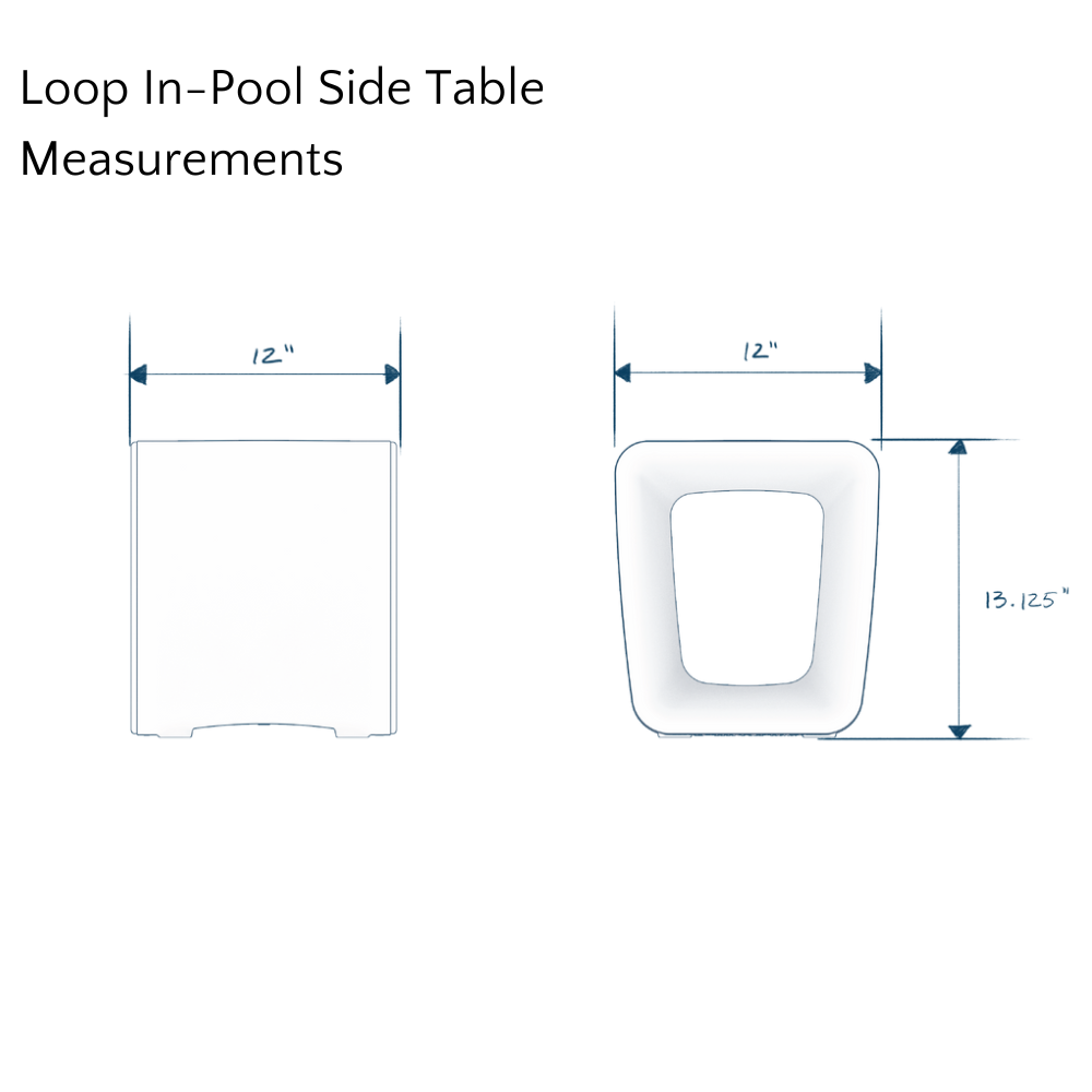 Loop In-Pool Side Table