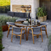Luna Outdoor Dining Armchair Lifestyle