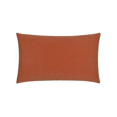 Lush Velvet Papaya Outdoor Lumbar Pillow