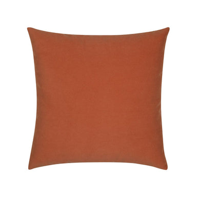 Lush Velvet Papaya Outdoor Throw Pillow | 20"x20"