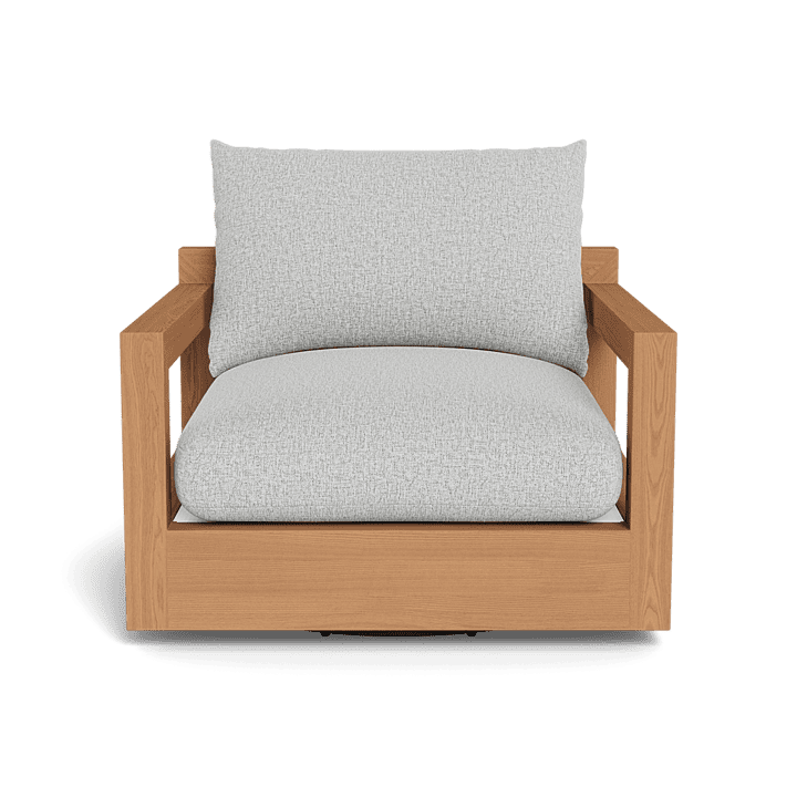 Pacific Teak Outdoor Swivel Lounge Sofa