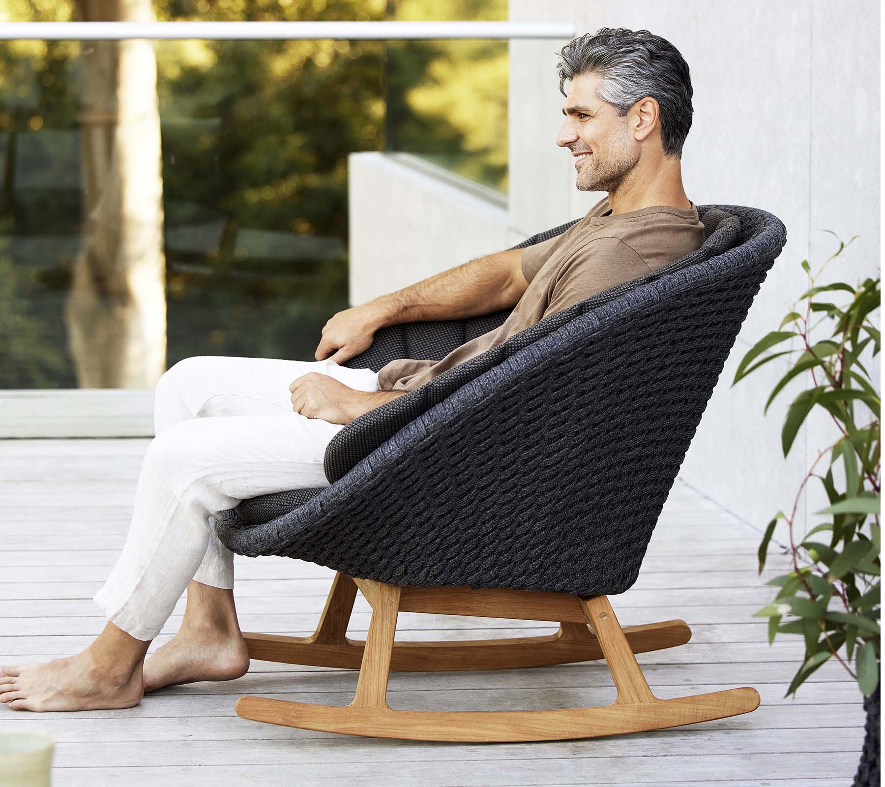 Peacock Outdoor Rocking Chair | Shopboxhill — Boxhill & Co., LLC