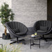 Peacock Outdoor Swivel Lounge Chair Lifestyle