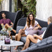Peacock Outdoor Wing 3-Seater Sofa Lifestyle