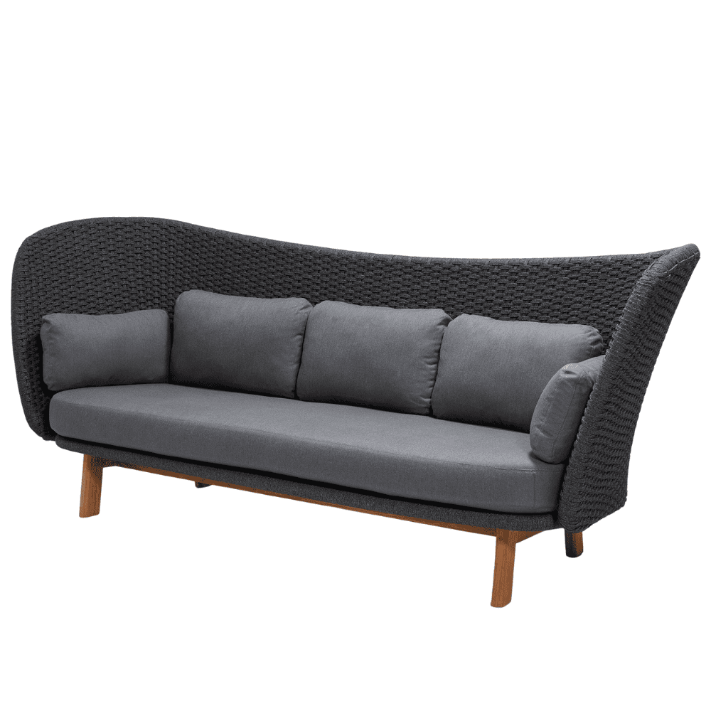 Peacock Outdoor Wing 3-Seater Sofa