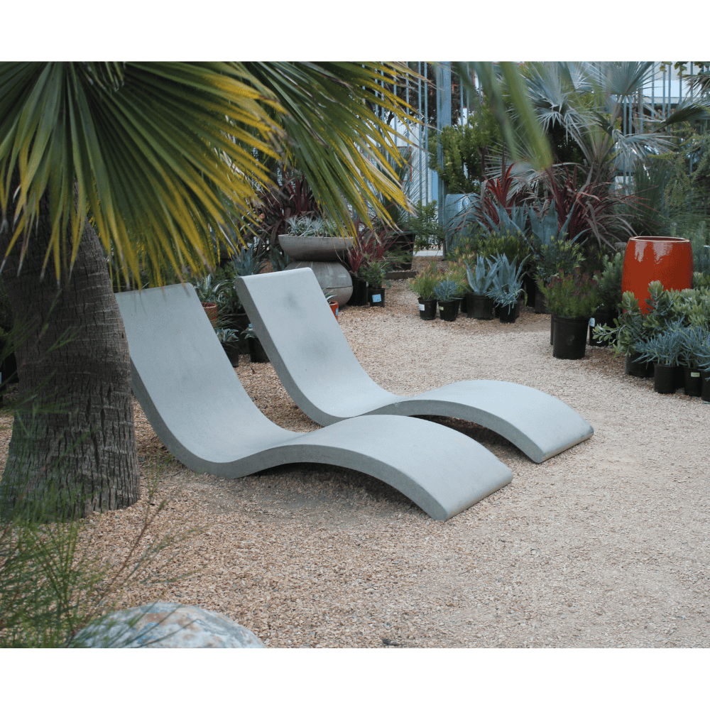 The Arc - Modern Concrete In-Pool Lounger