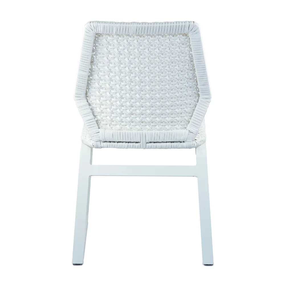 Adriano Aluminum Outdoor Wicker Dining Chair