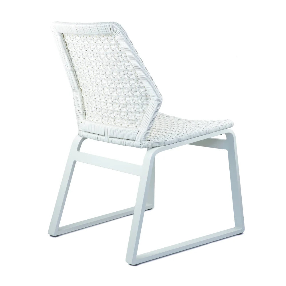 Adriano Aluminum Outdoor Wicker Dining Chair