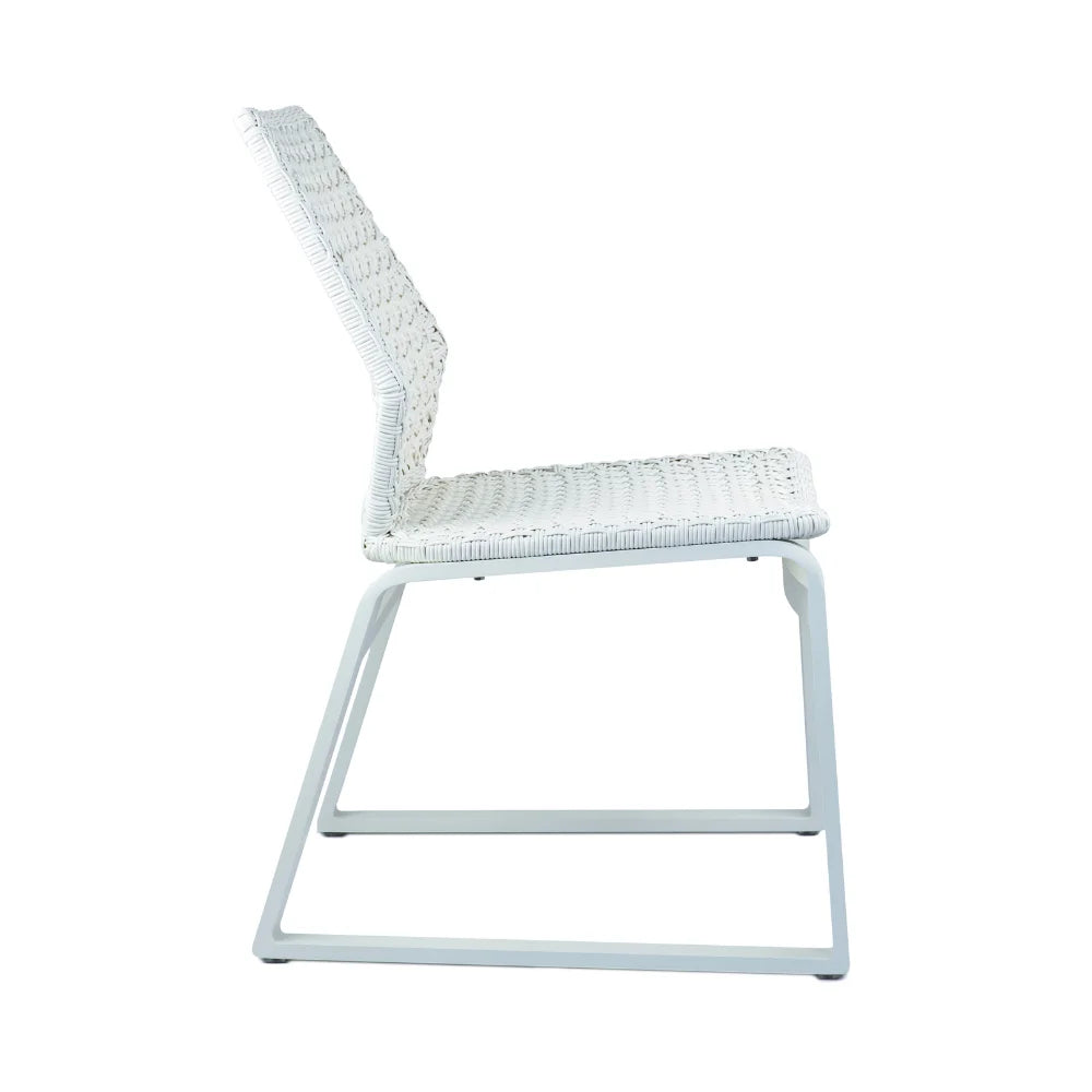 Adriano Aluminum Outdoor Wicker Dining Chair