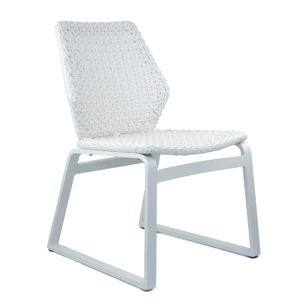 Adriano Aluminum Outdoor Wicker Dining Chair