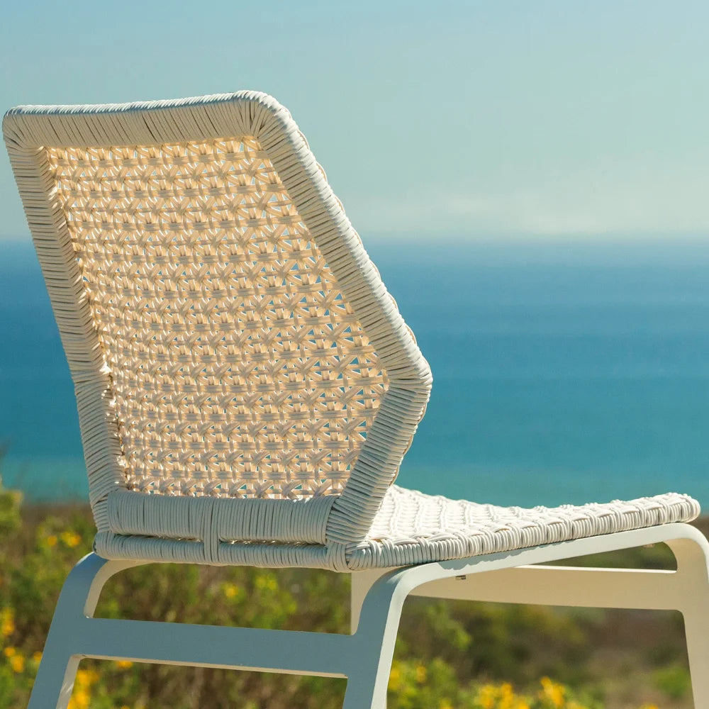 Adriano Aluminum Outdoor Wicker Dining Chair