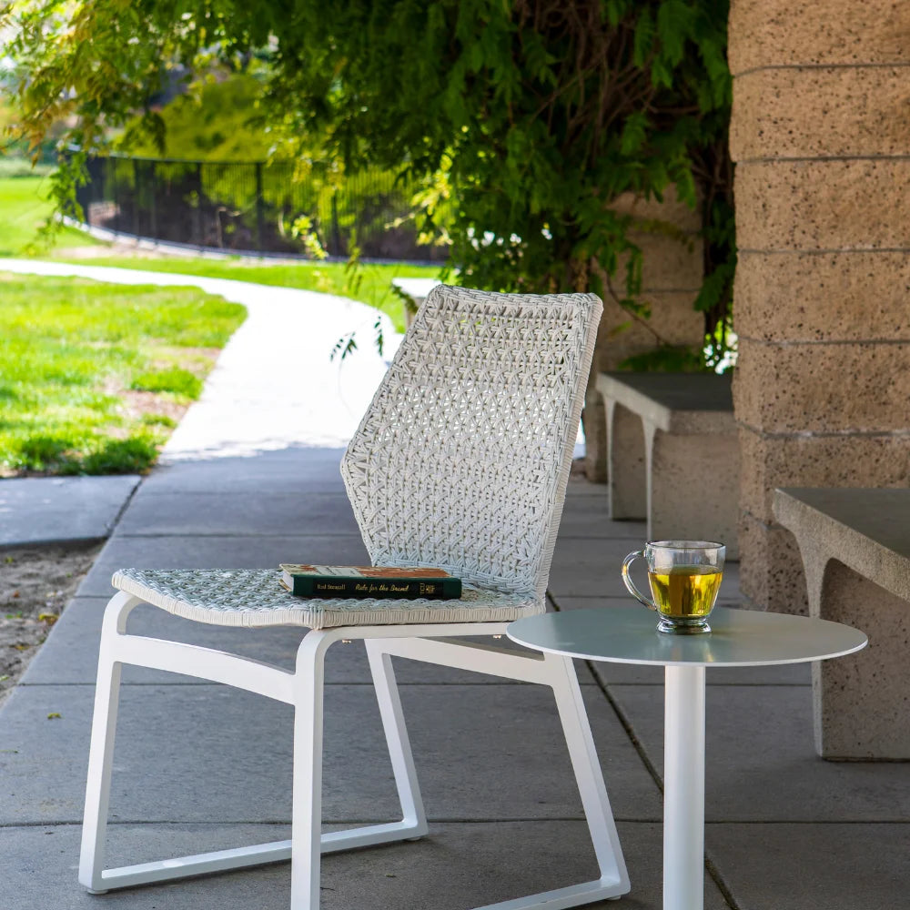 Adriano Aluminum Outdoor Wicker Dining Chair