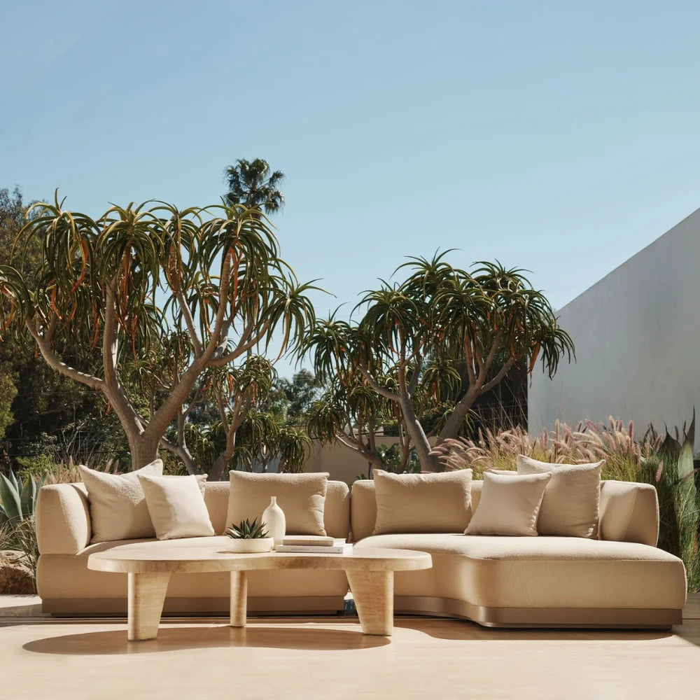 Amalfi 2 Seat 1 Arm Left Outdoor Sectional Sofa