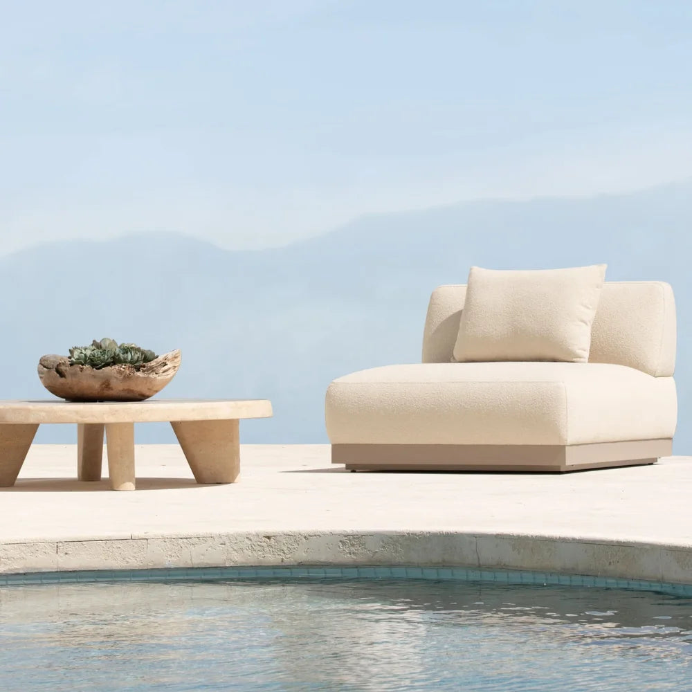 Amalfi Outdoor Armless Single Sectional Sofa