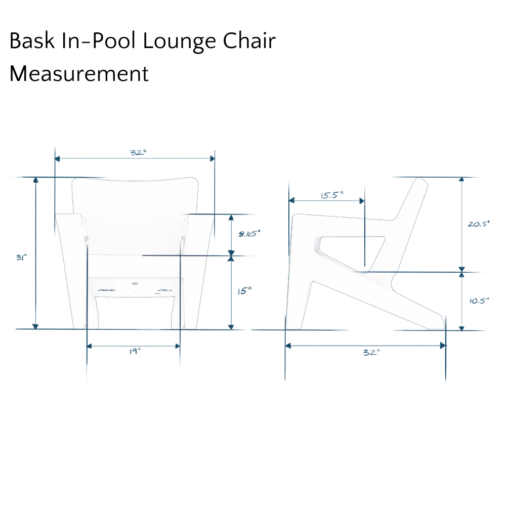 Bask In-Pool Lounge Chair