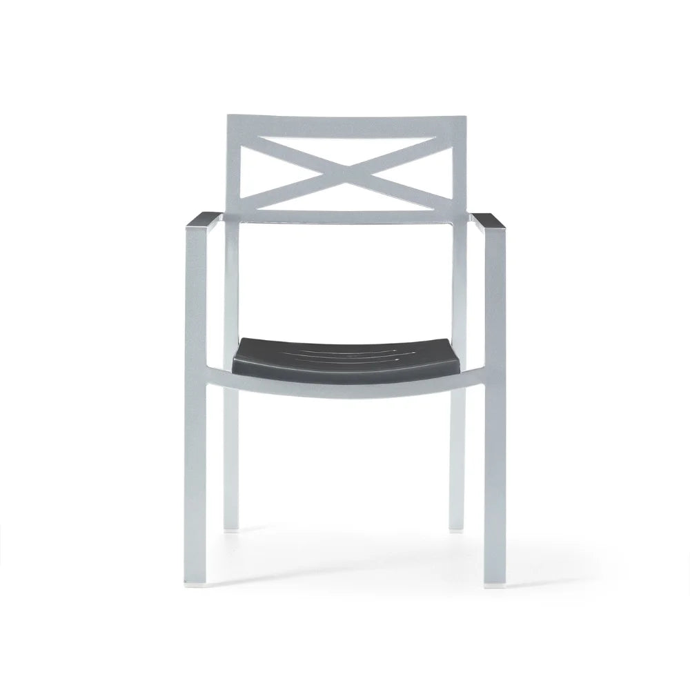 Bishop Aluminum Outdoor Dining Armchair