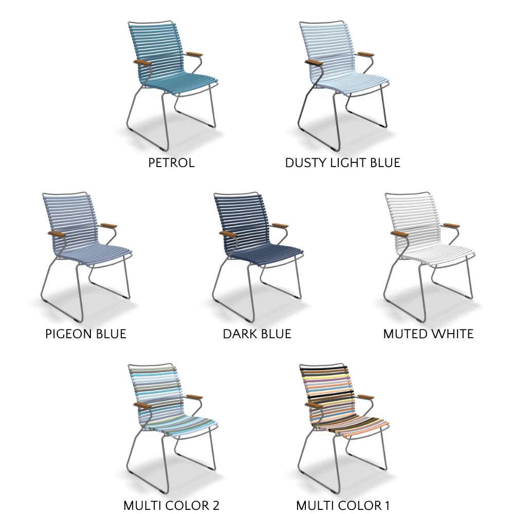 CLICK Outdoor Dining Chair Tall Back