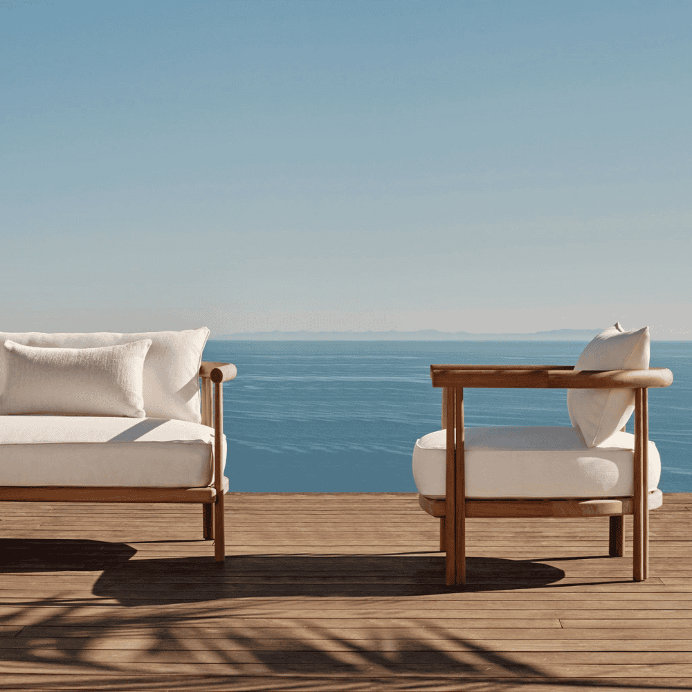 Cove Teak Outdoor Lounge Chair