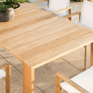 Hayman Outdoor Teak Dining Table 106"