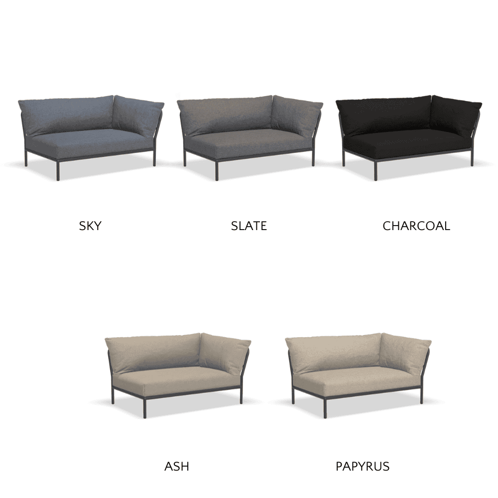 LEVEL Outdoor Lounge Sofa, Right Corner