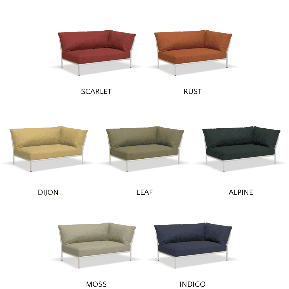 LEVEL Outdoor Lounge Sofa, Right Corner