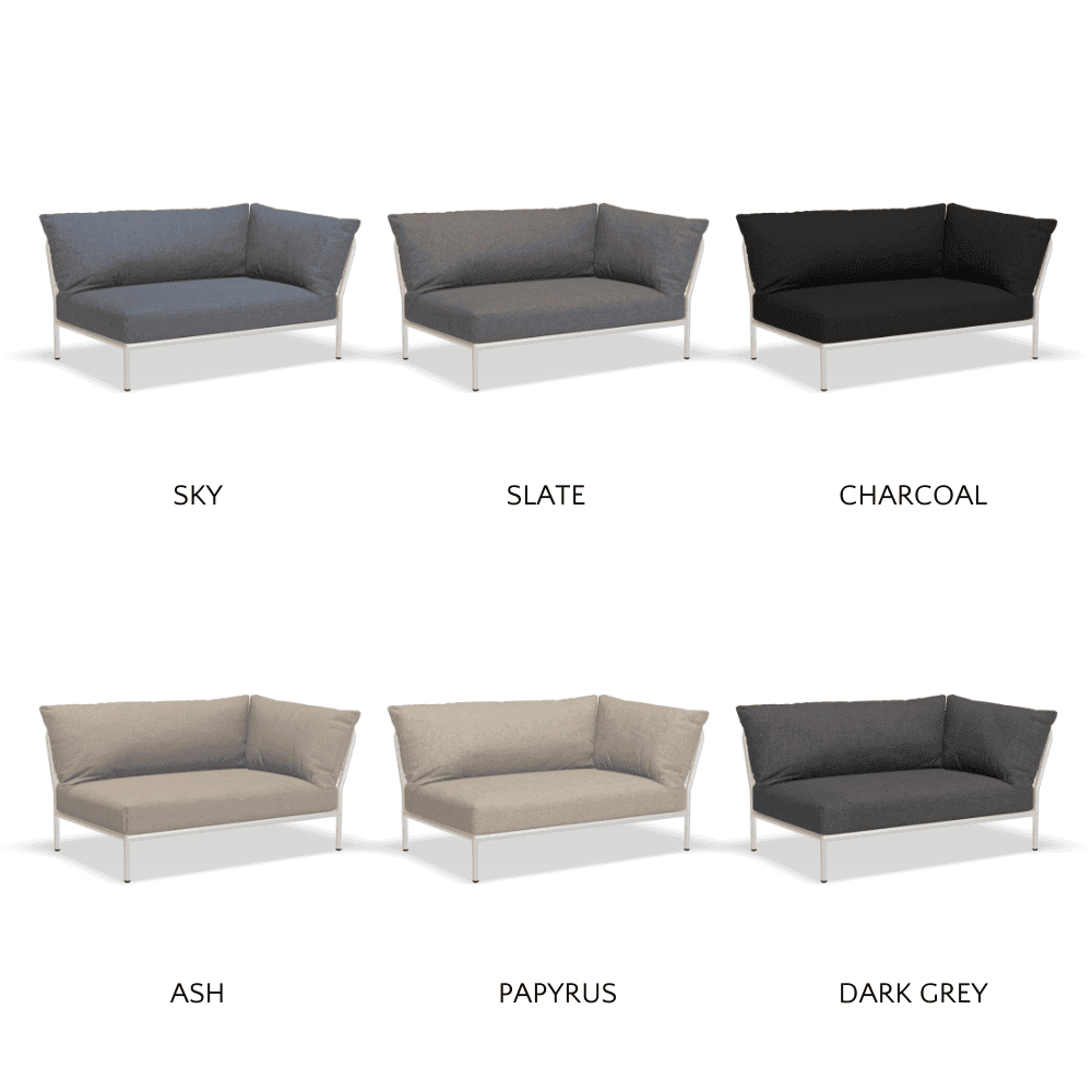 LEVEL Outdoor Lounge Sofa, Right Corner