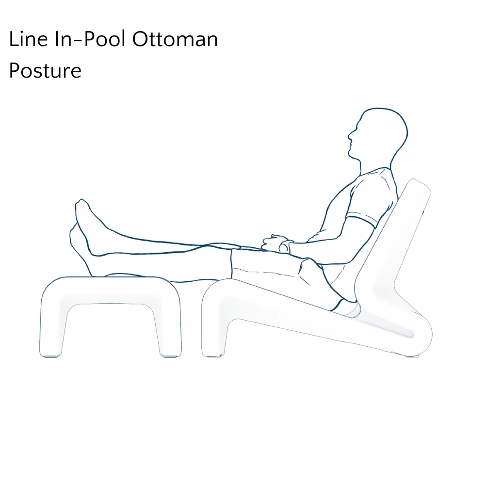 Line In-Pool Ottoman