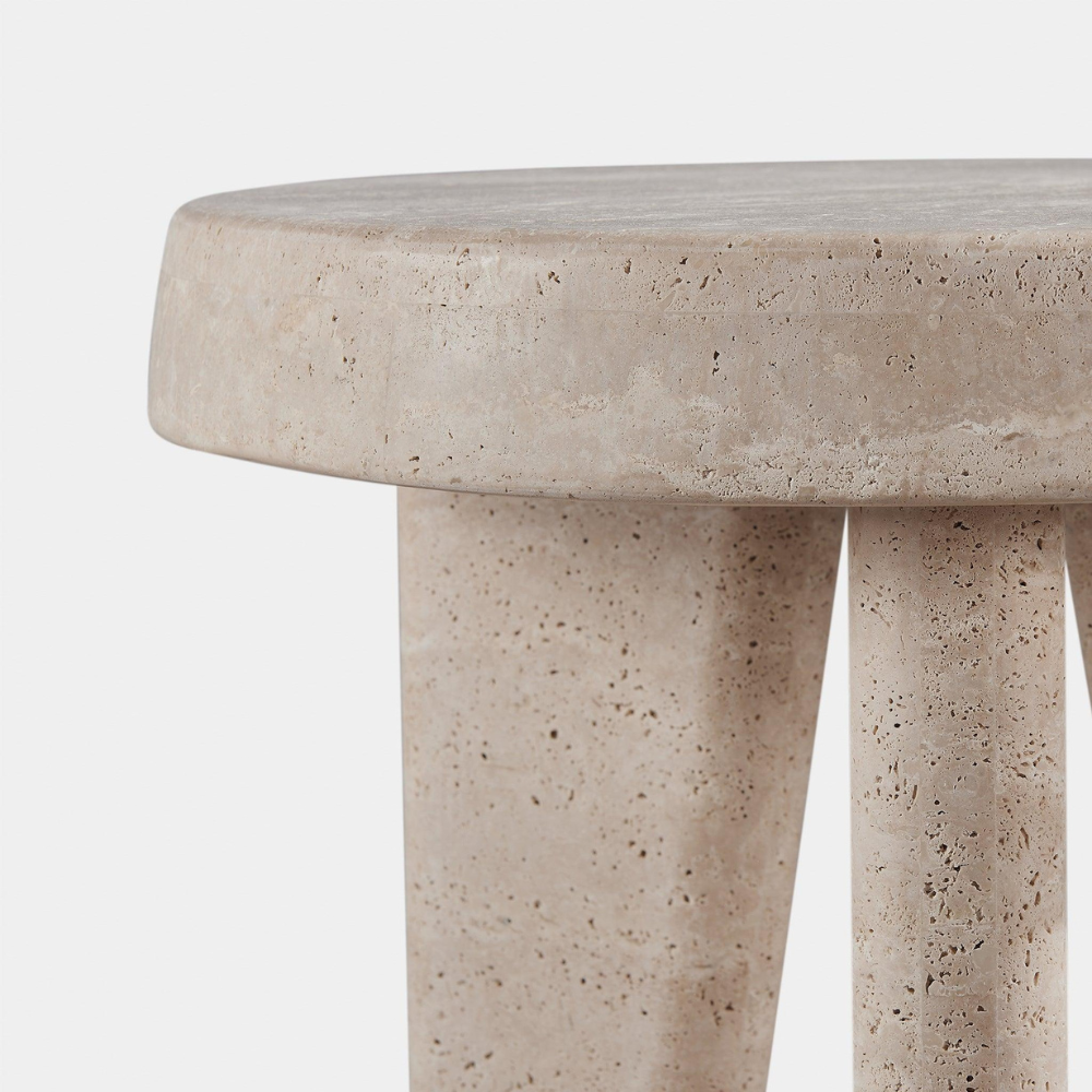 Lucca Outdoor Round Side Table