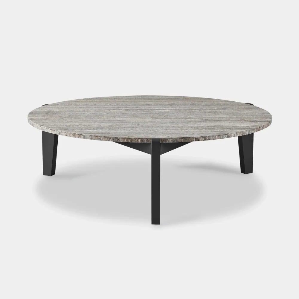 MLB Aluminum Outdoor Round Coffee Table