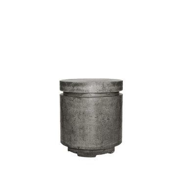 Mod Outdoor Concrete Round Propane Enclosure