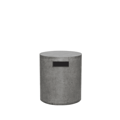 Orinda Outdoor Concrete Round Propane Enclosure