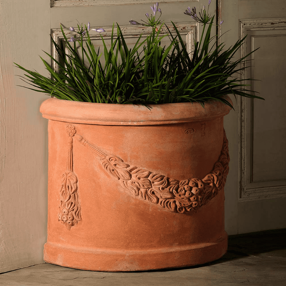 Italian Terracotta Semicircle Wall Planter