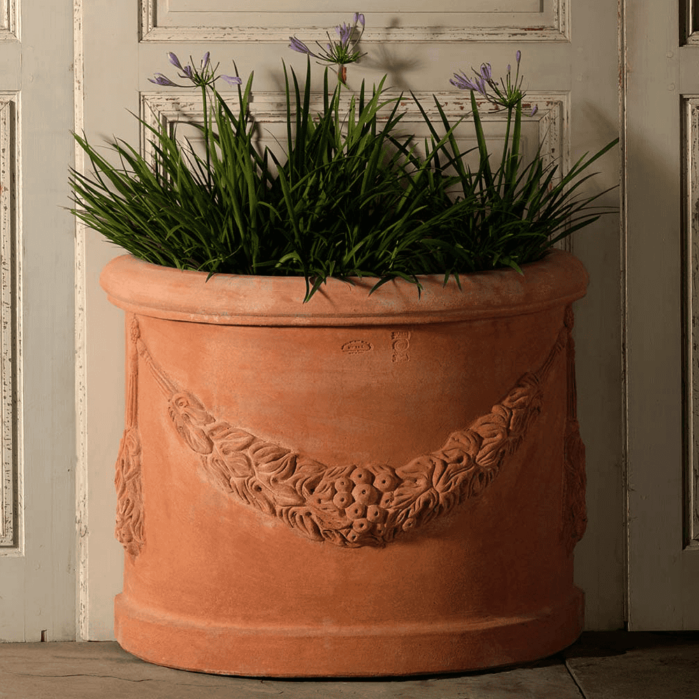 Italian Terracotta Semicircle Wall Planter