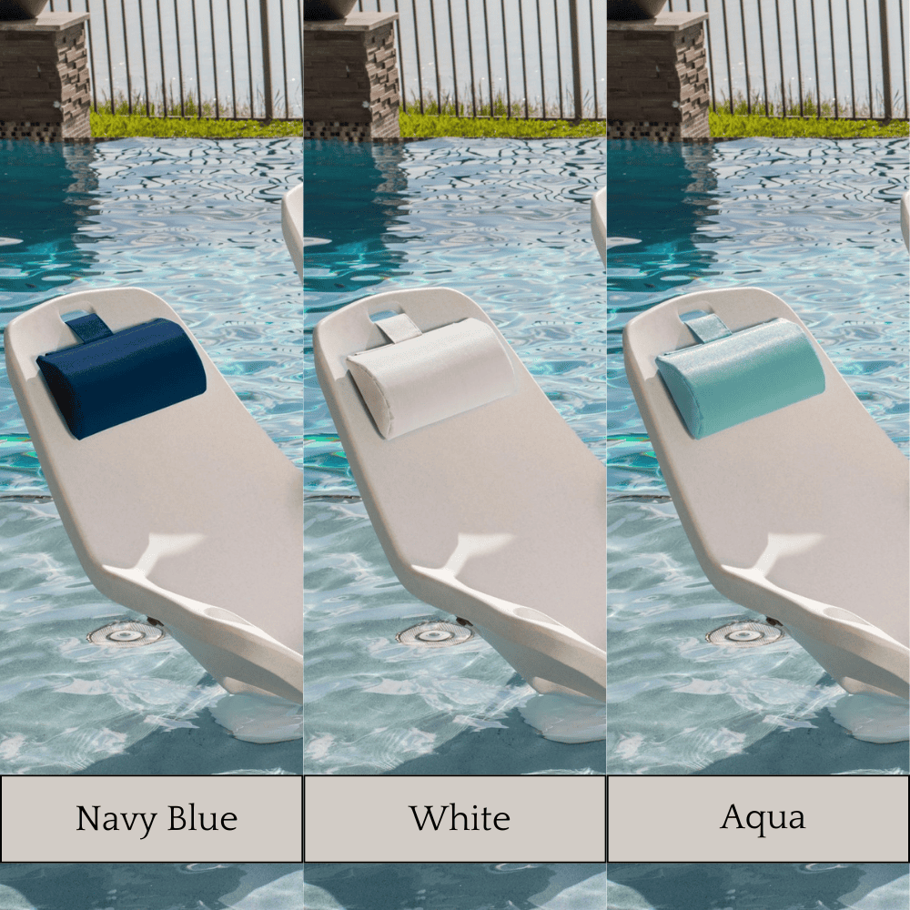 Shayz In-Pool Lounger pillows