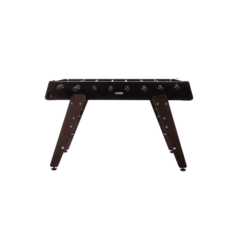 RS3 Wood Gold Outdoor Football Table - black