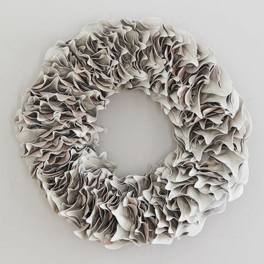 White Lacquer Wreath