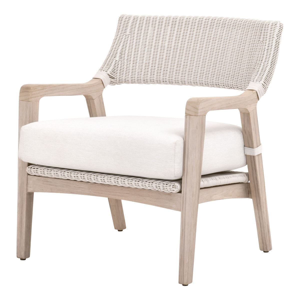 Woven Lucia Outdoor Club Chair Side