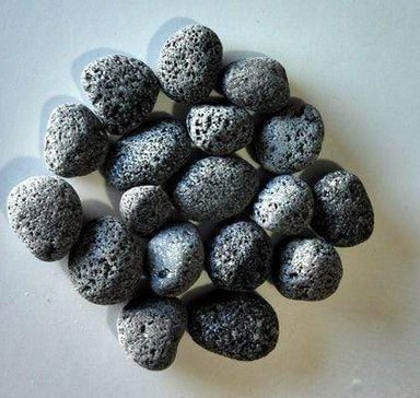 Black Lava Rock | Rolled 40Lb Bag | For Gas Fire Bowls & Fire PitsTumbled Lava Rock